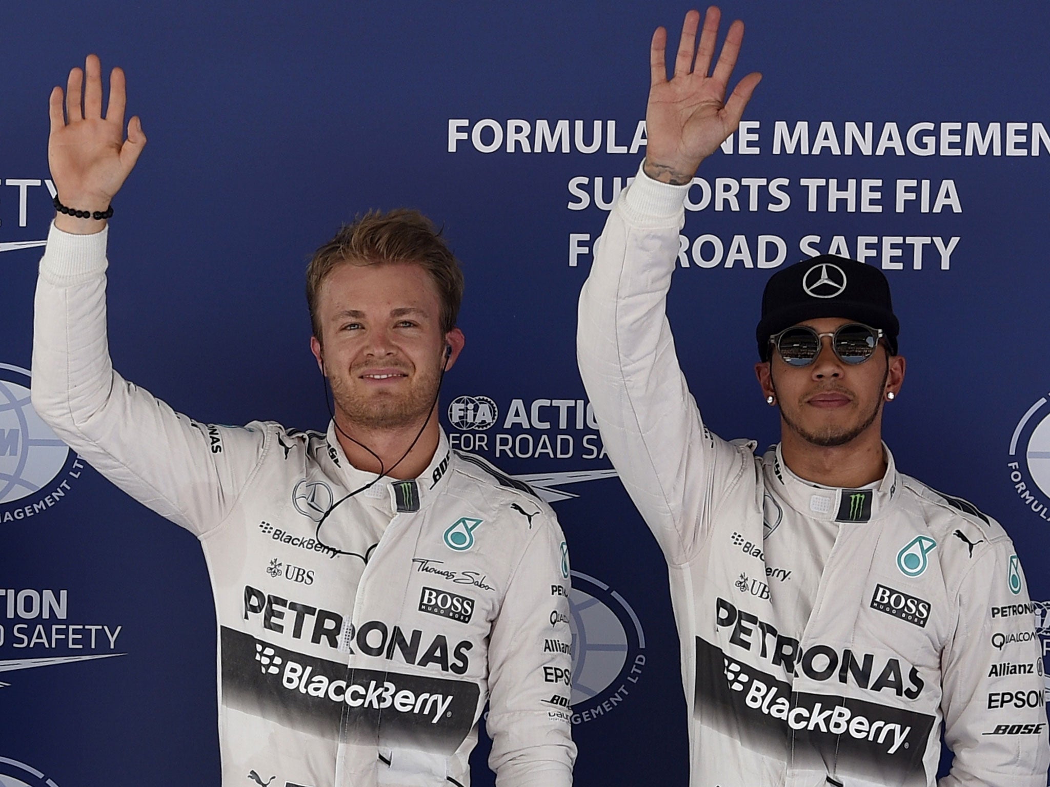 Nico Rosberg beat Lewis Hamilton by over two-tenths of a second