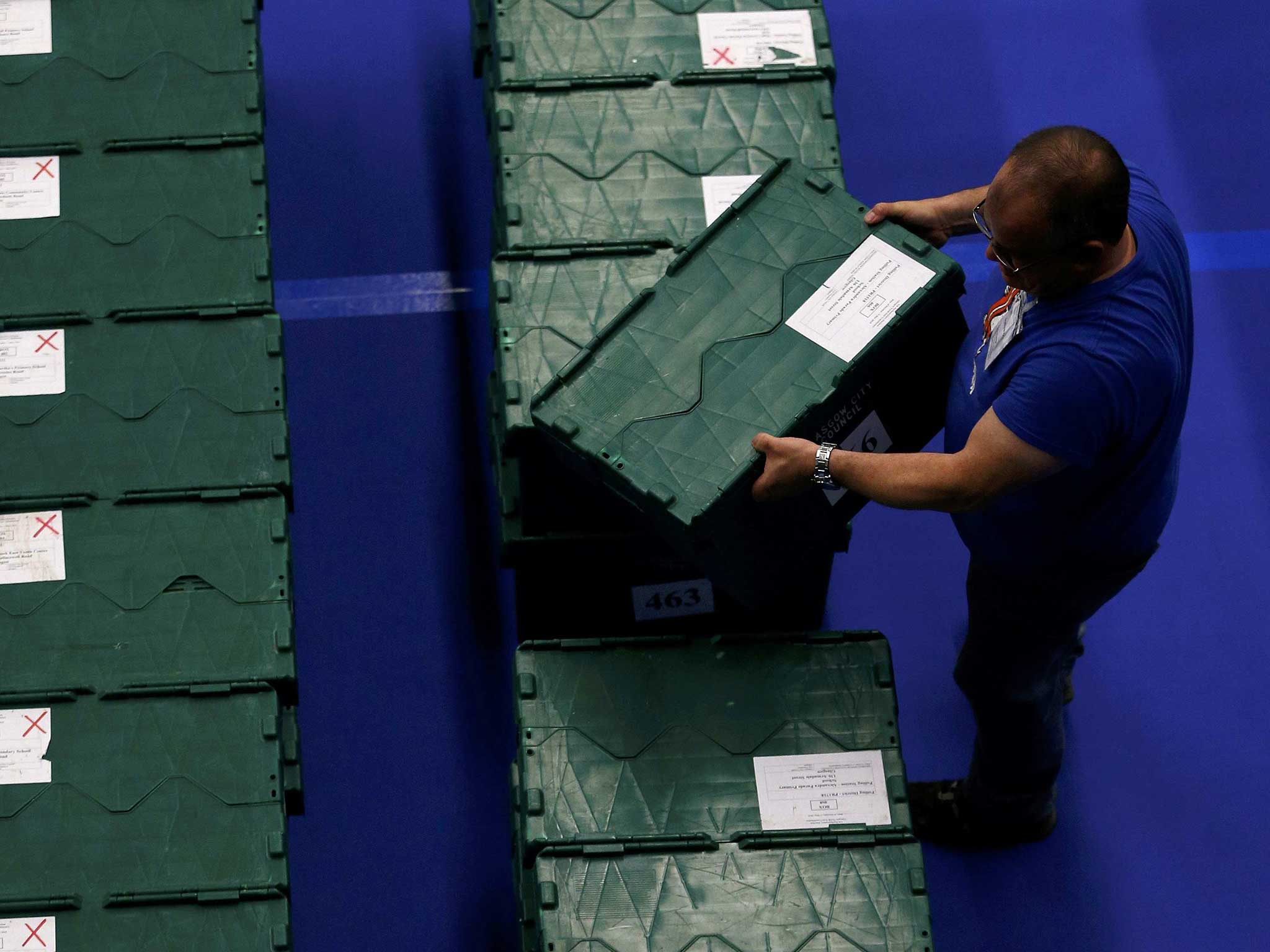 Missed two? A council was forced to issue a recount after discovering two ballot boxes after announcing the winner