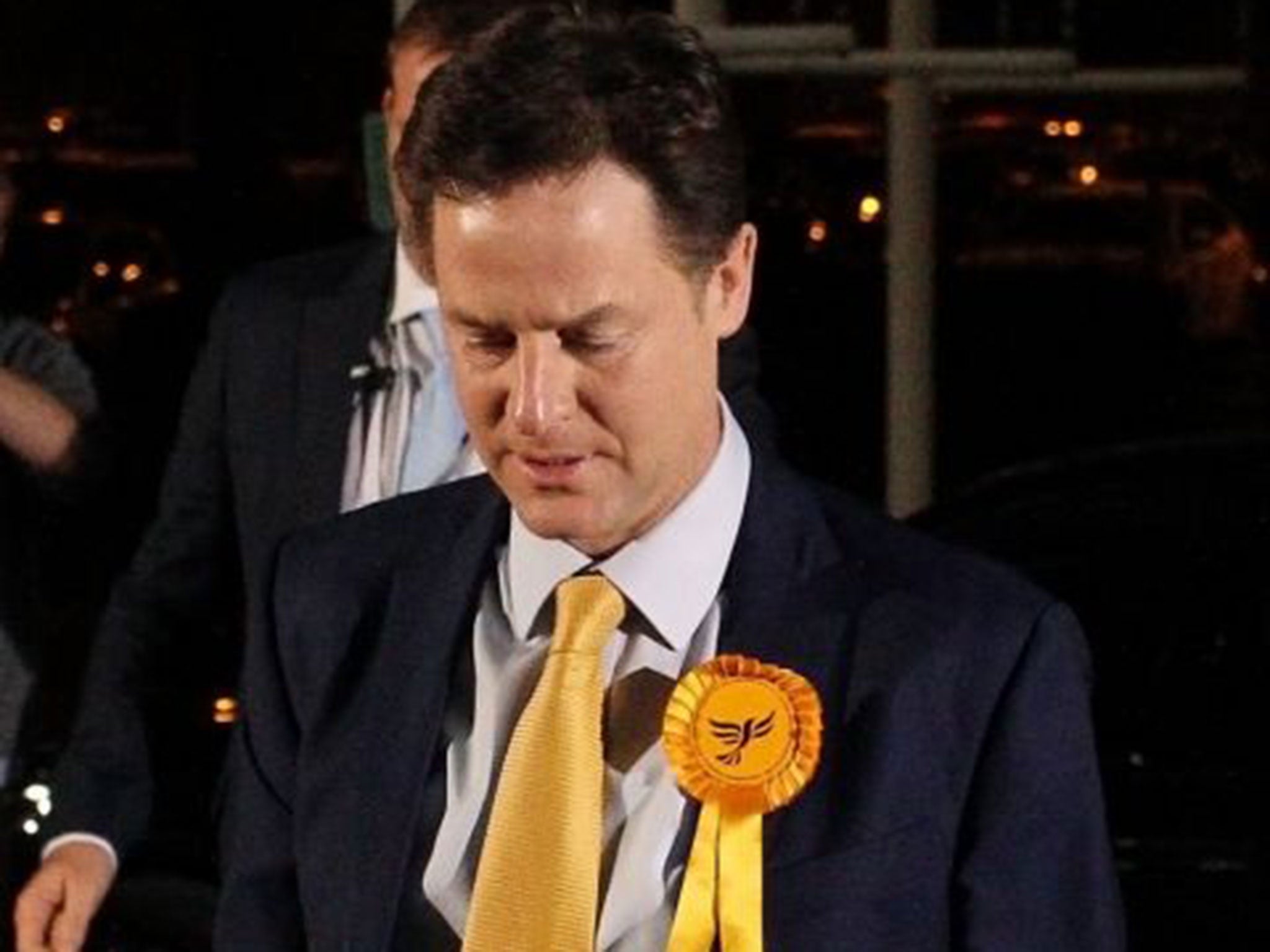 Nick Clegg resigned as leader of the Liberal Democrats after a disastrous night in the polls