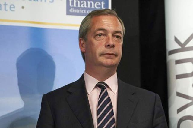 Ukip leader Nigel Farage was defeated in Thanet South by the Conservative candidate