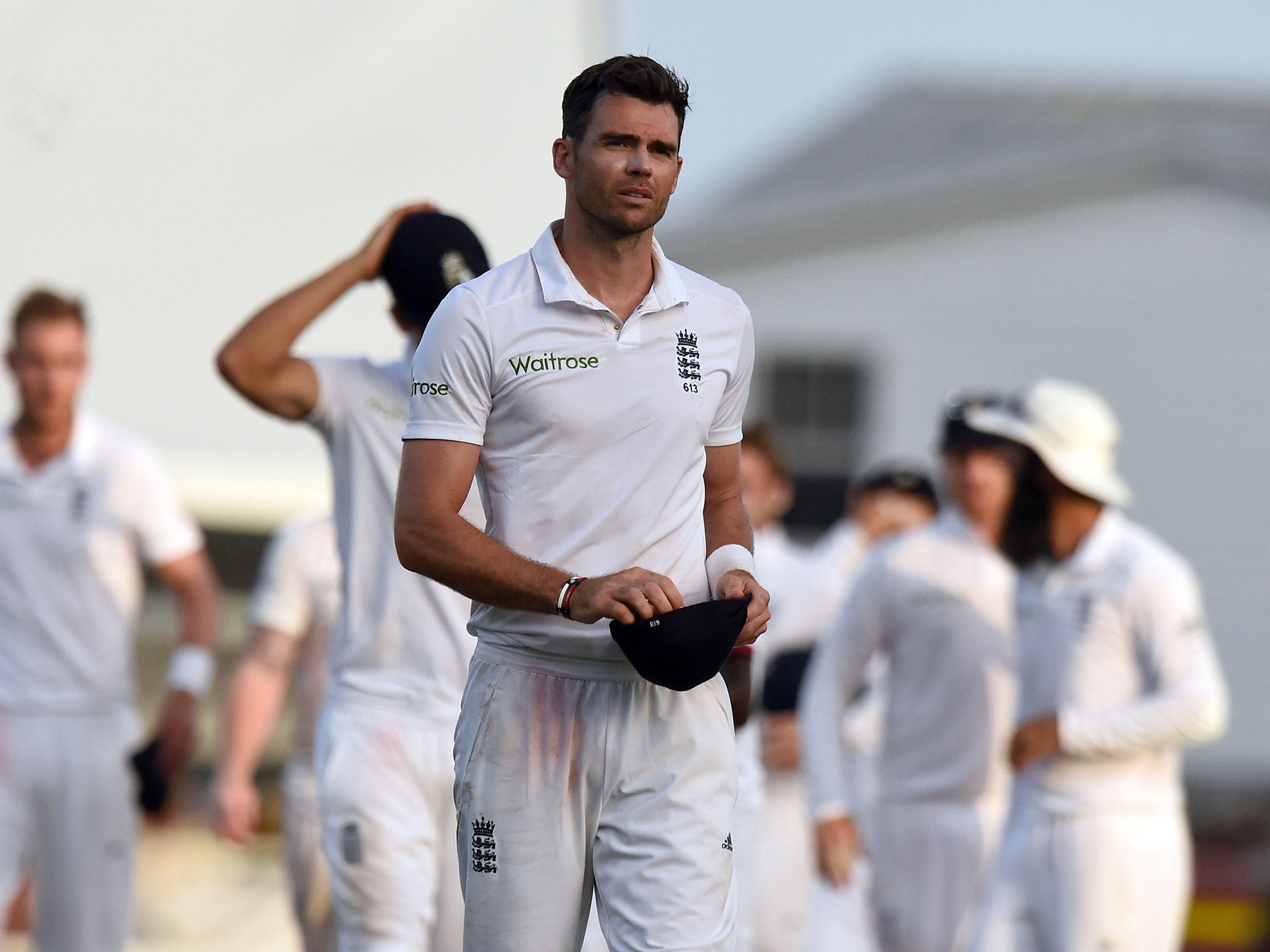 England's leading wicket-taker James Anderson