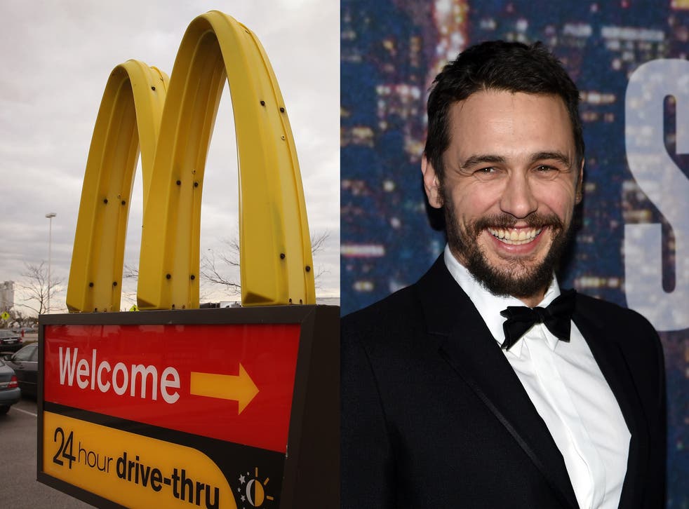 James Franco reveals fond memories of his time working at McDonald's