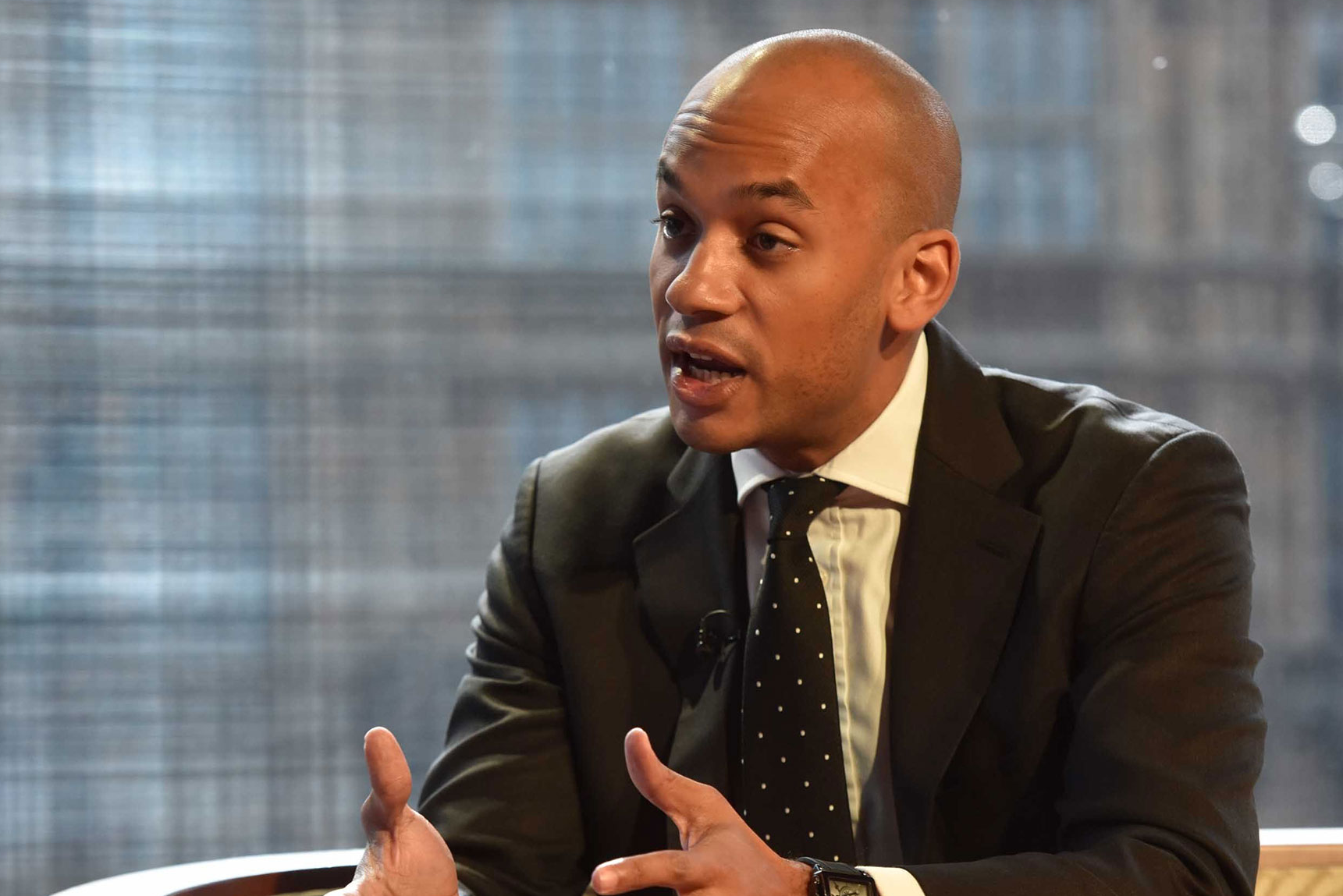 Chuka Umunna appearing on BBC One's The Andrew Marr Show on 10 May, 2015
