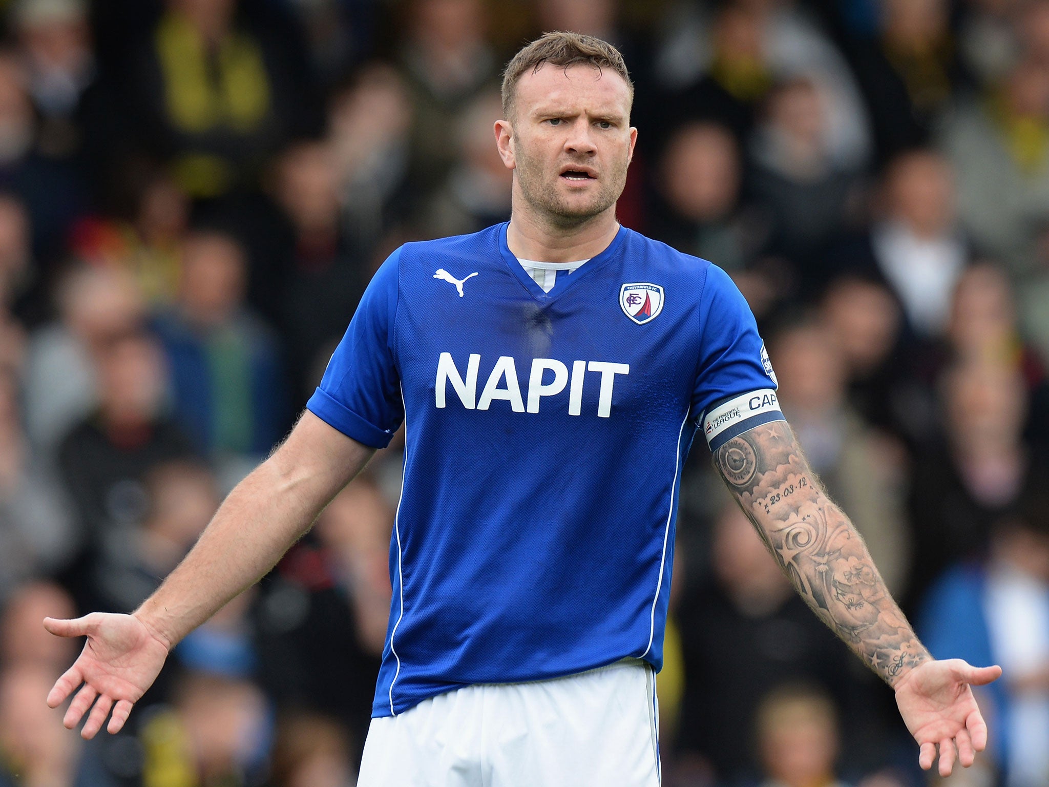 Ian Evatt has given a statement to police alleging he was punched, kicked and spat on