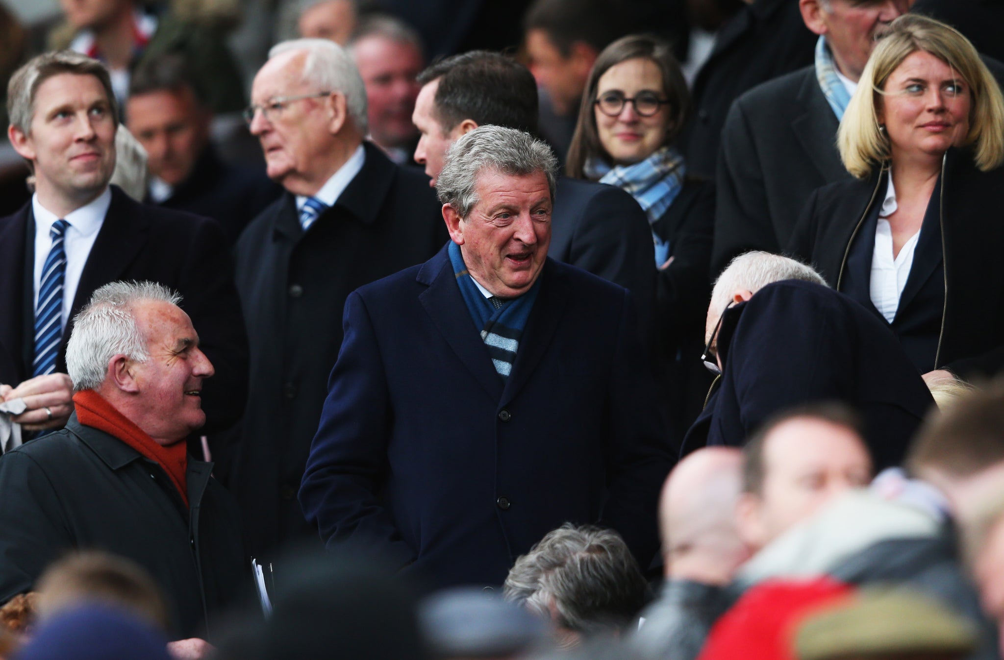 Roy Hodgson was in the stands as Leicester beat Southampton