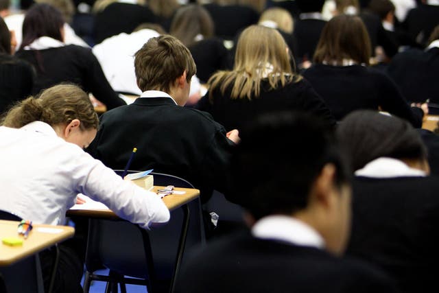 55 per cent of pupils said they were worried that failing to achieve the required standard would damage their chances of success