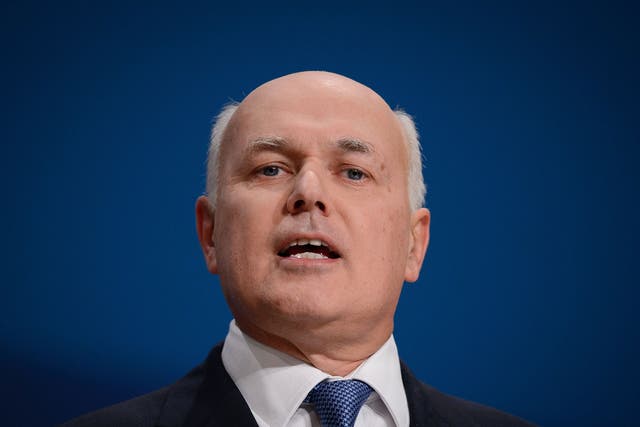 Iain Duncan Smith, pictured at the Conservative Party conference in September 2014, is to remain in charge of the government's welfare reforms