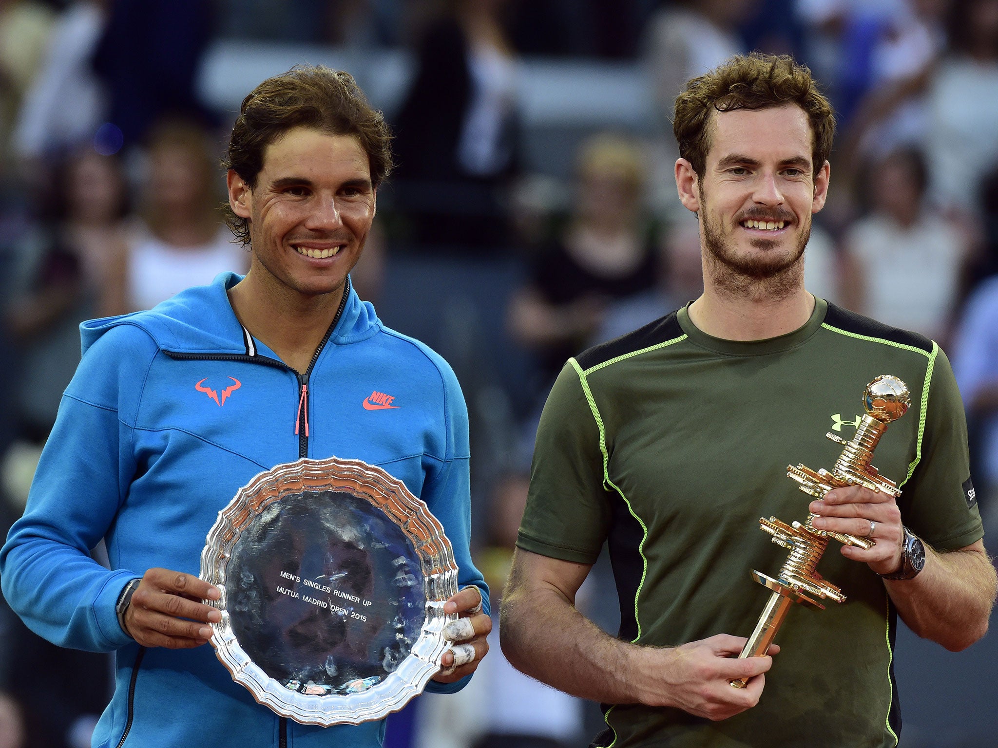 Andy Murray beat Rafael Nadal in straight sets to win the Madrid Open