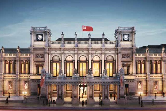 The Royal Academy of Arts designs by  architect Sir David Chipperfield 