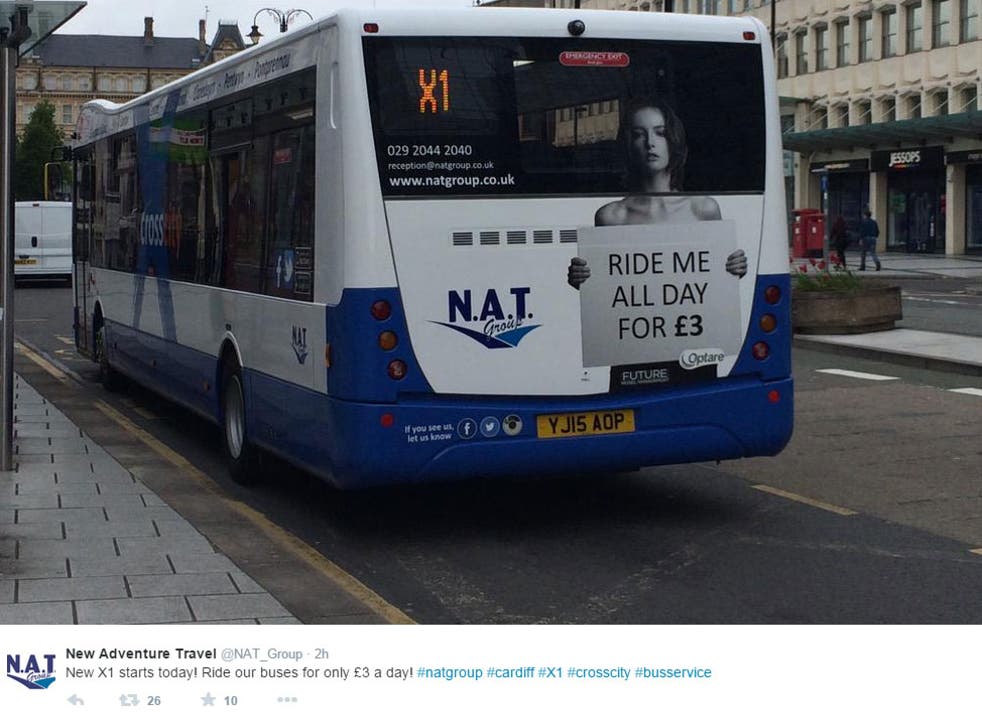 The NAT Group's tweet promoting the new 'ride me all day' service 