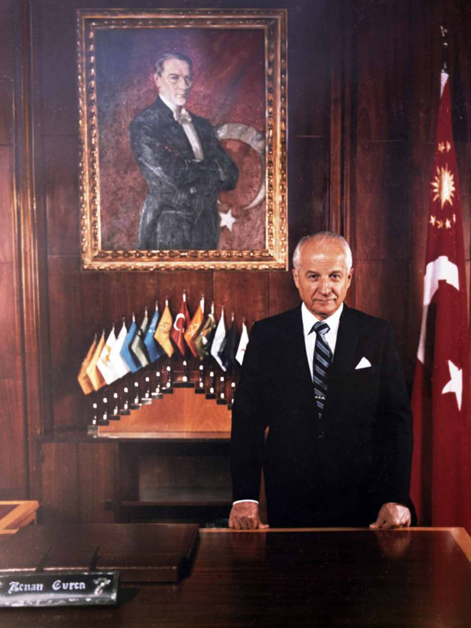 Evren in 1982: 'A whole generation was destroyed,' said one victim of his regime. 'Turkey's future was darkened.'