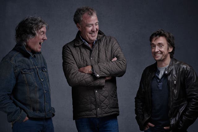 Former Top Gear hosts James May, Jeremy Clarkson and Richard Hammond are looking for a new TV deal