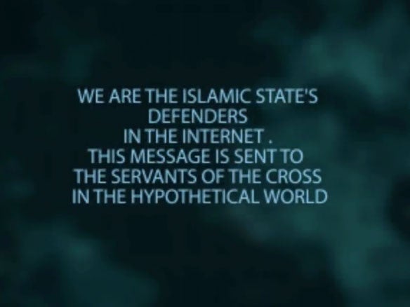 A video from a group calling themselves Islamic State’s Defenders