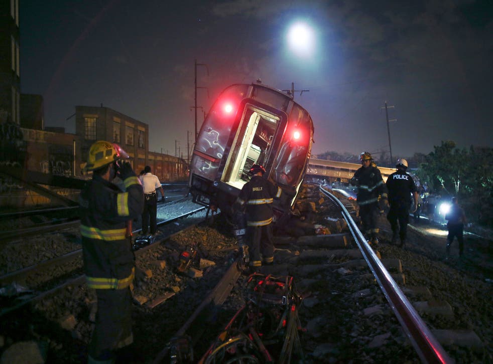 Such was the power of the impact of the crash that one carriage had come to rest perpendicular to the other carriages