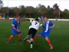 Non-league showboater taught a lesson by no-nonsense opponent