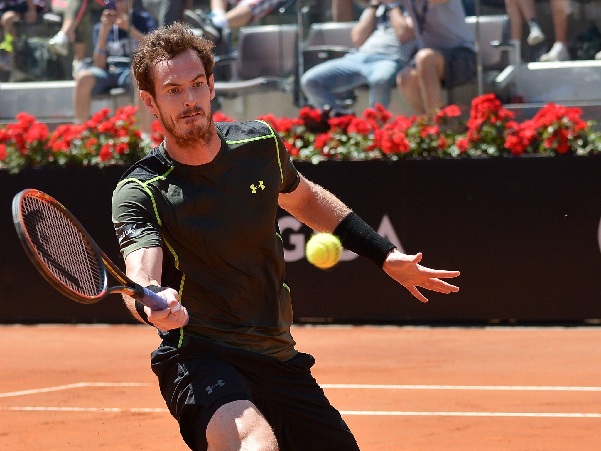 Andy Murray at the Rome Masters
