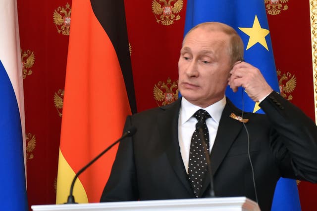 Vladimir Putin believes the West lacks the will to defend its principles, warns think-tank