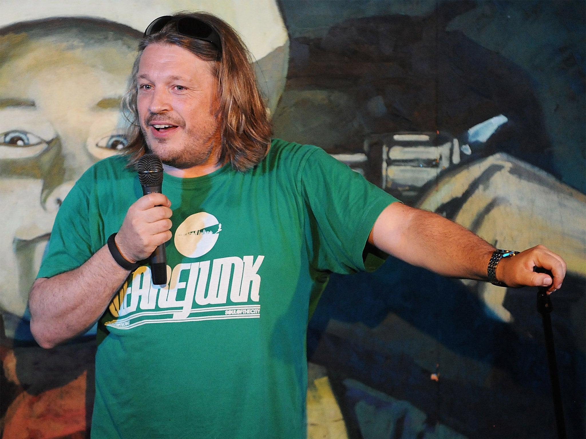 Richard Herring, pictured performing at the Edinburgh Fringe Festival two years ago