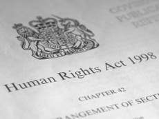 Cameron faces rebellion over plans to scrap Human Rights Act