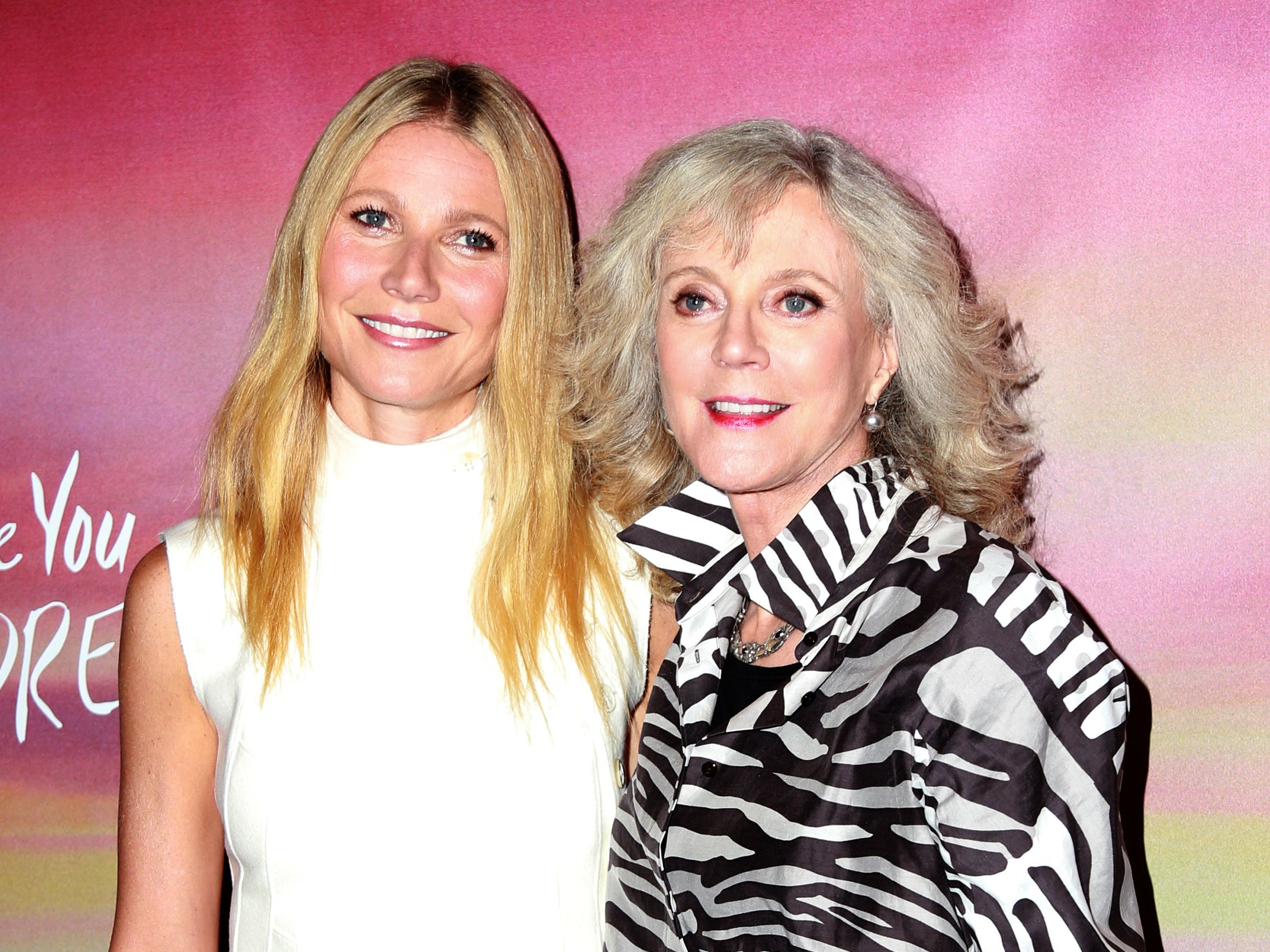 Blythe Danner with her daughter Gwyneth Paltrow
