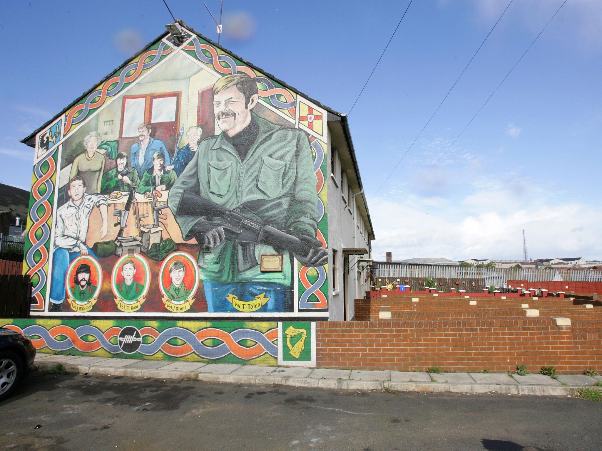 A memorial in the nationalist area of Belfast