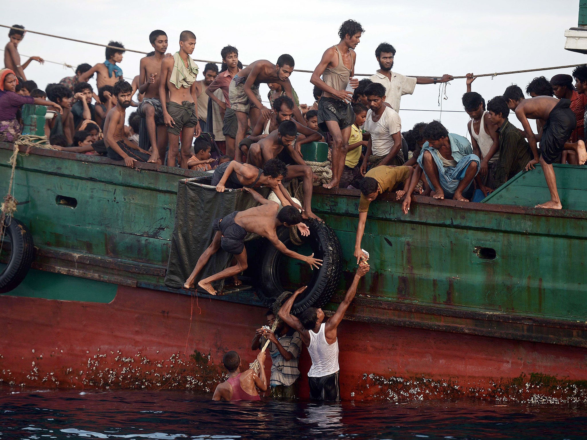 As well as the refugee crisis in Europe, thousands of asylum seekers have also been crossing the Andaman Sea