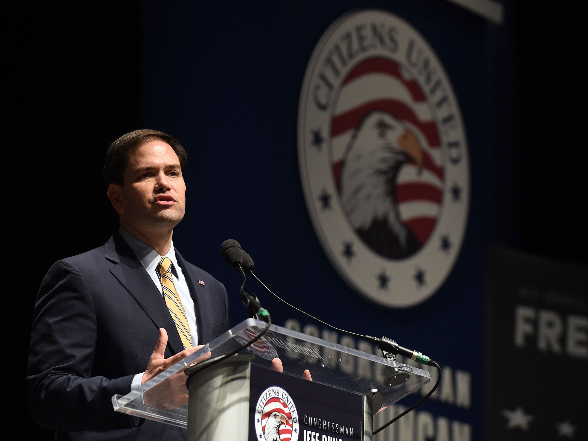 Senator Marco Rubio in South Carolina