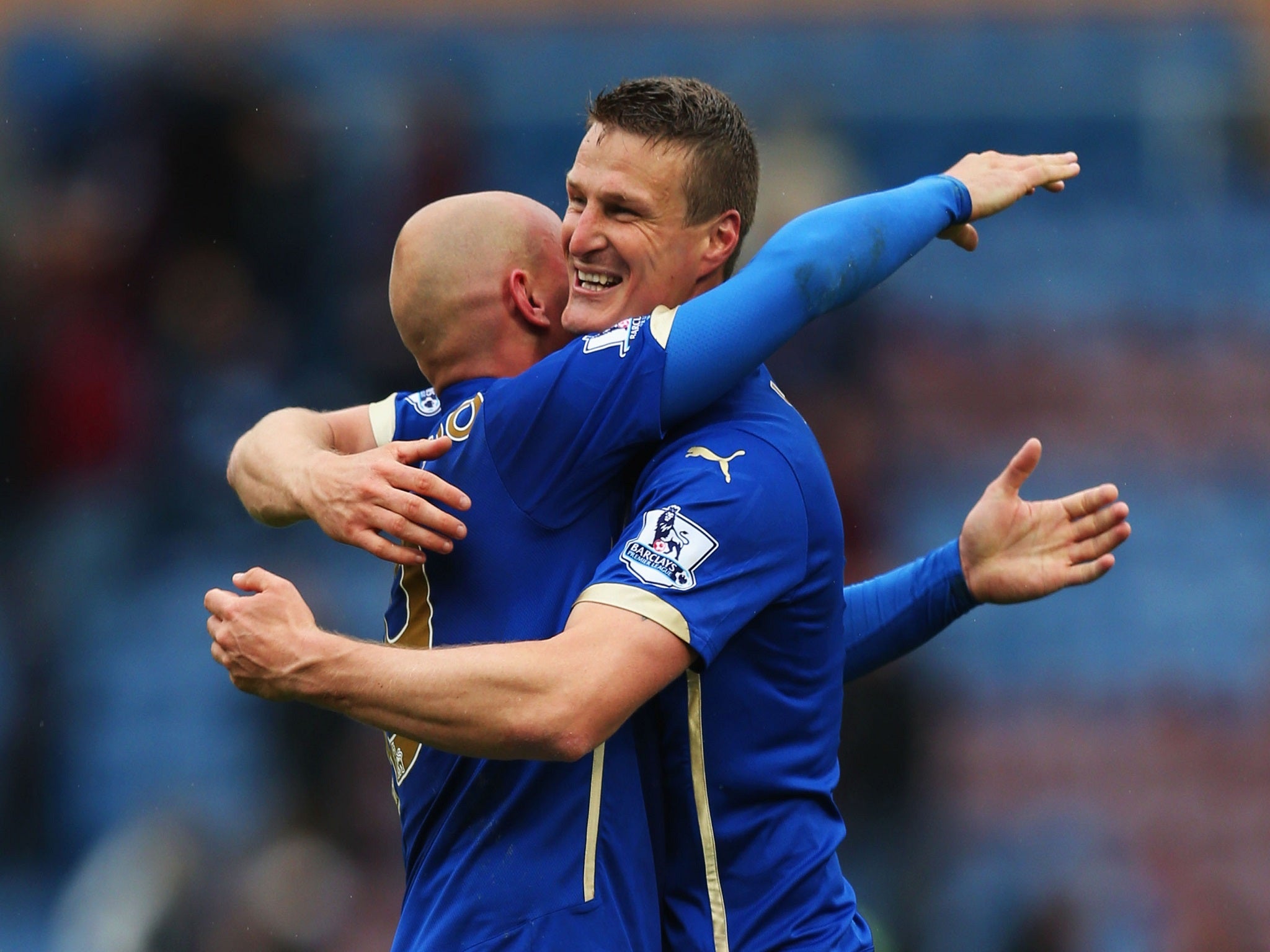 Huth joined Leicester on loan in February
