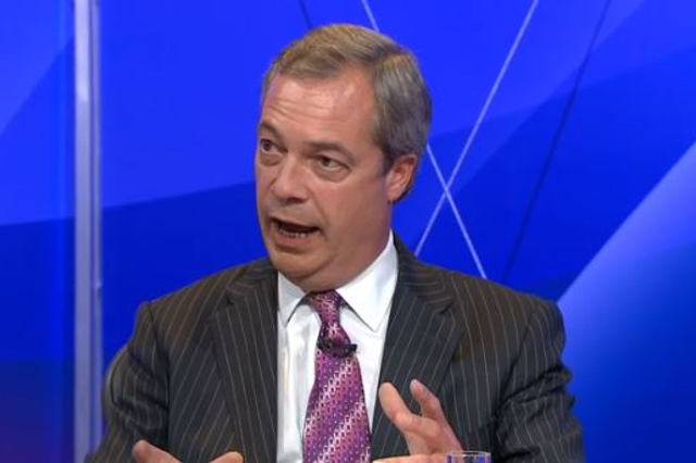 Nigel Farage appeared on Question Time, claiming support for him from within Ukip was 'phenomenal'