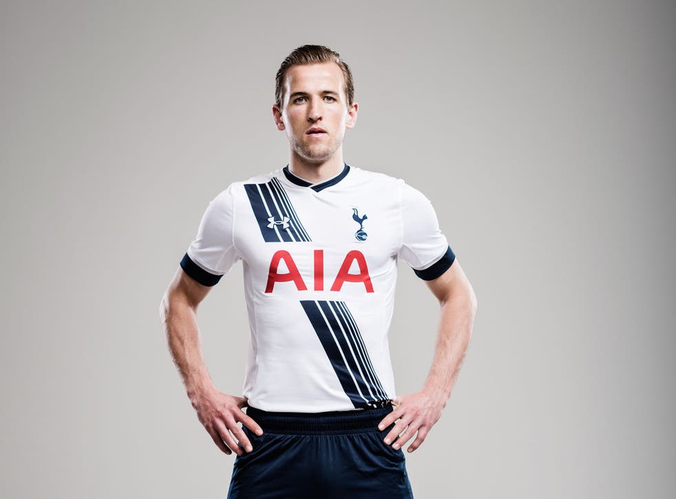 Tottenham Hotspur 2015/16 shirt £45m Manchester target Harry Kane sports new strip | The Independent | The Independent
