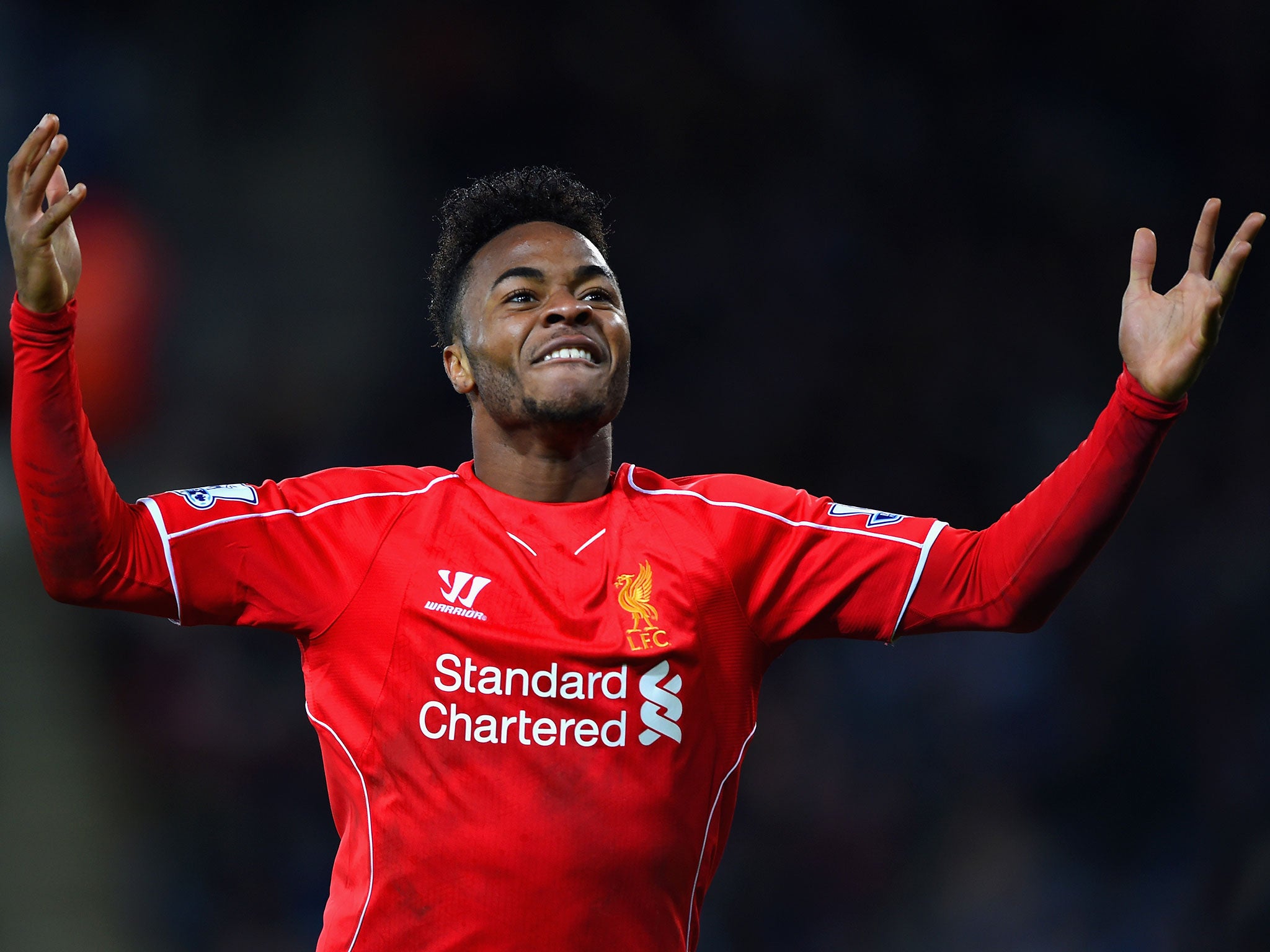 Liverpool midfielder Raheem Sterling