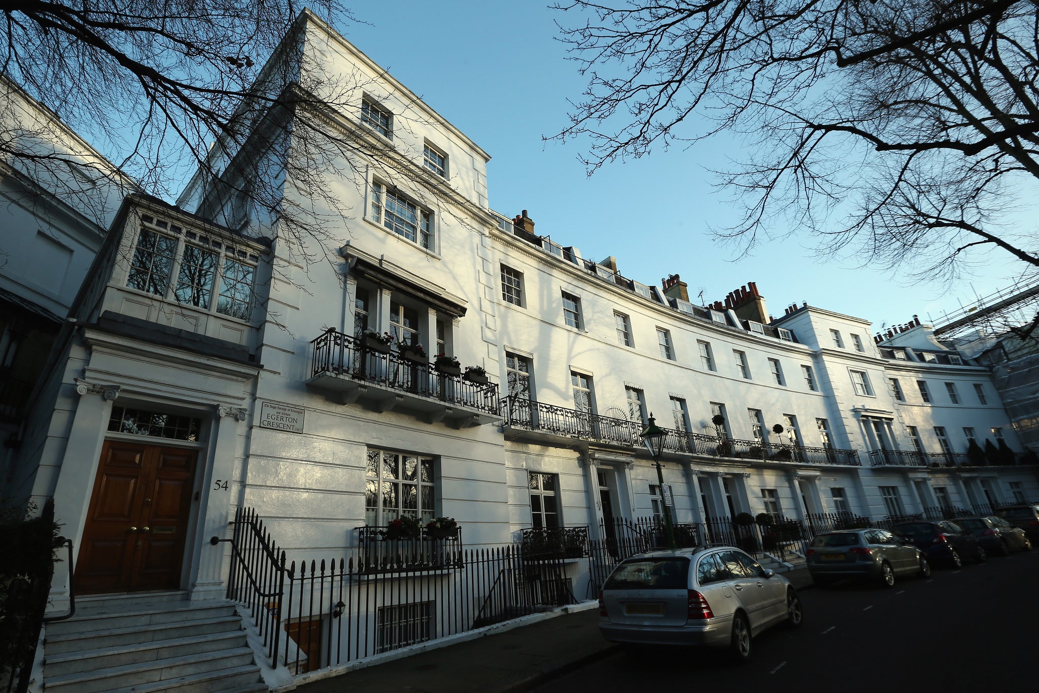 Egerton Crescent, in Kensington and Chelsea, has been named Britain's most expensive street for two years in a row.