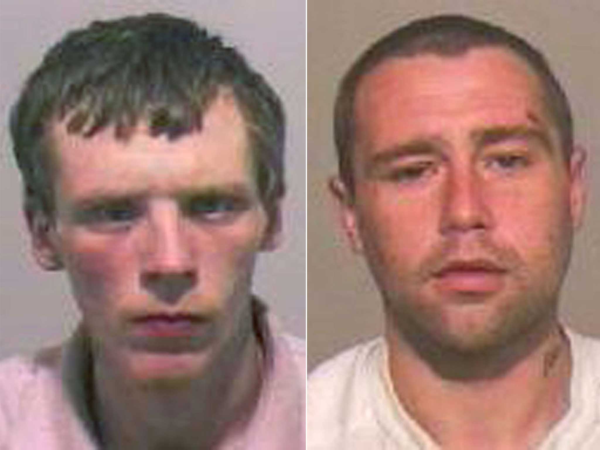 Scott Stephenson (left) and Dale Walker (right) have been sentenced