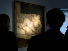 Lucian Freud's 'Fat Sue' sells for £35m at Christie's auction