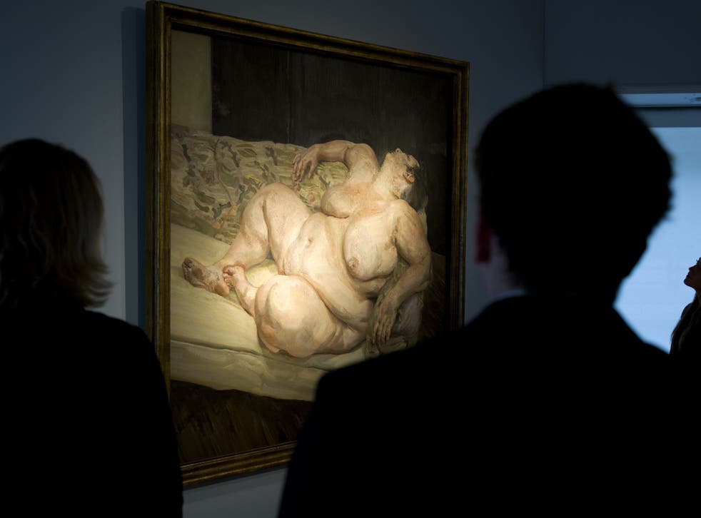 Lucian Freud's Benefits Supervisor Resting sold for $35.6 million at auction