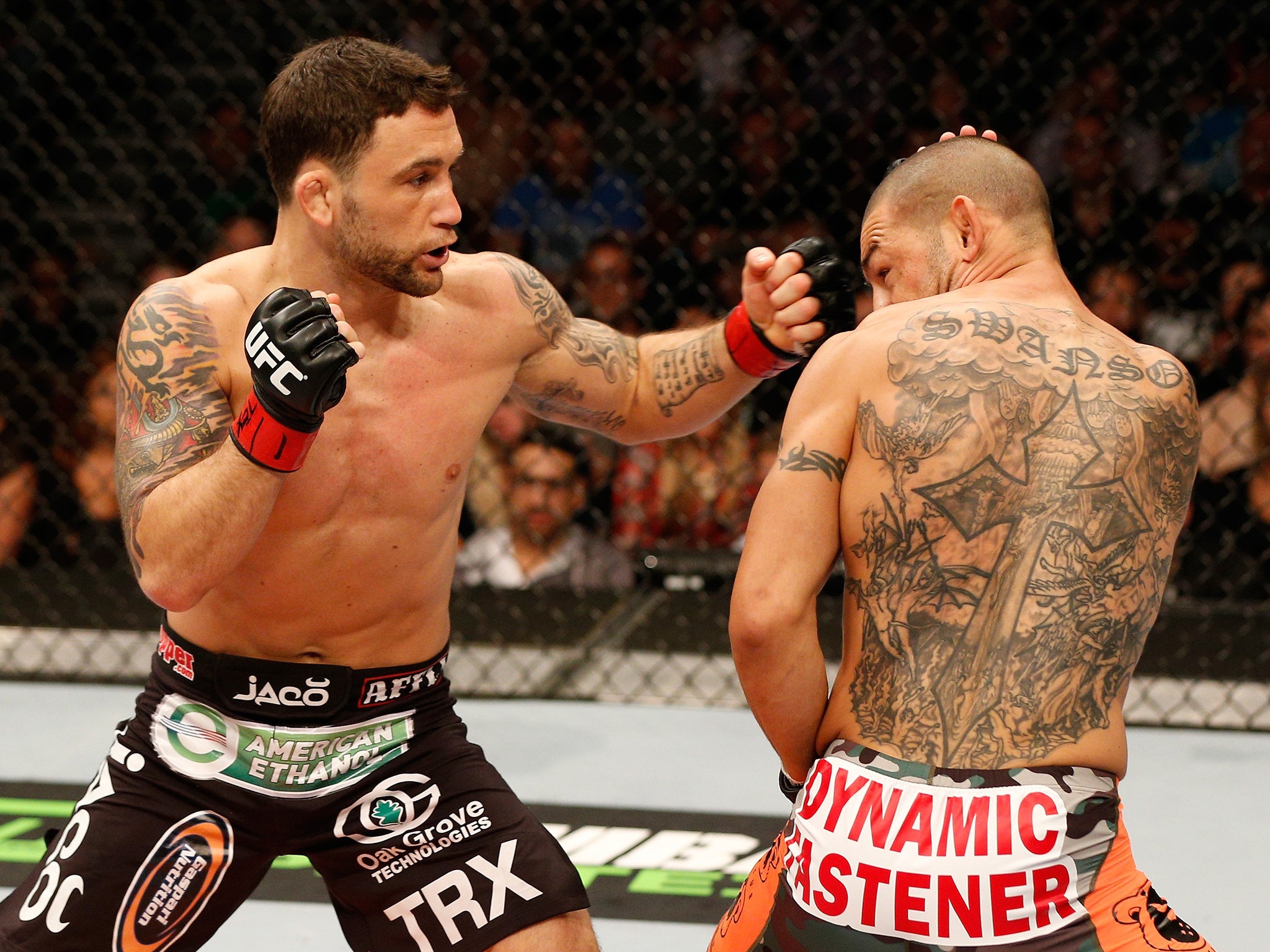 Frankie Edgar has dropped to featherweight for the fight