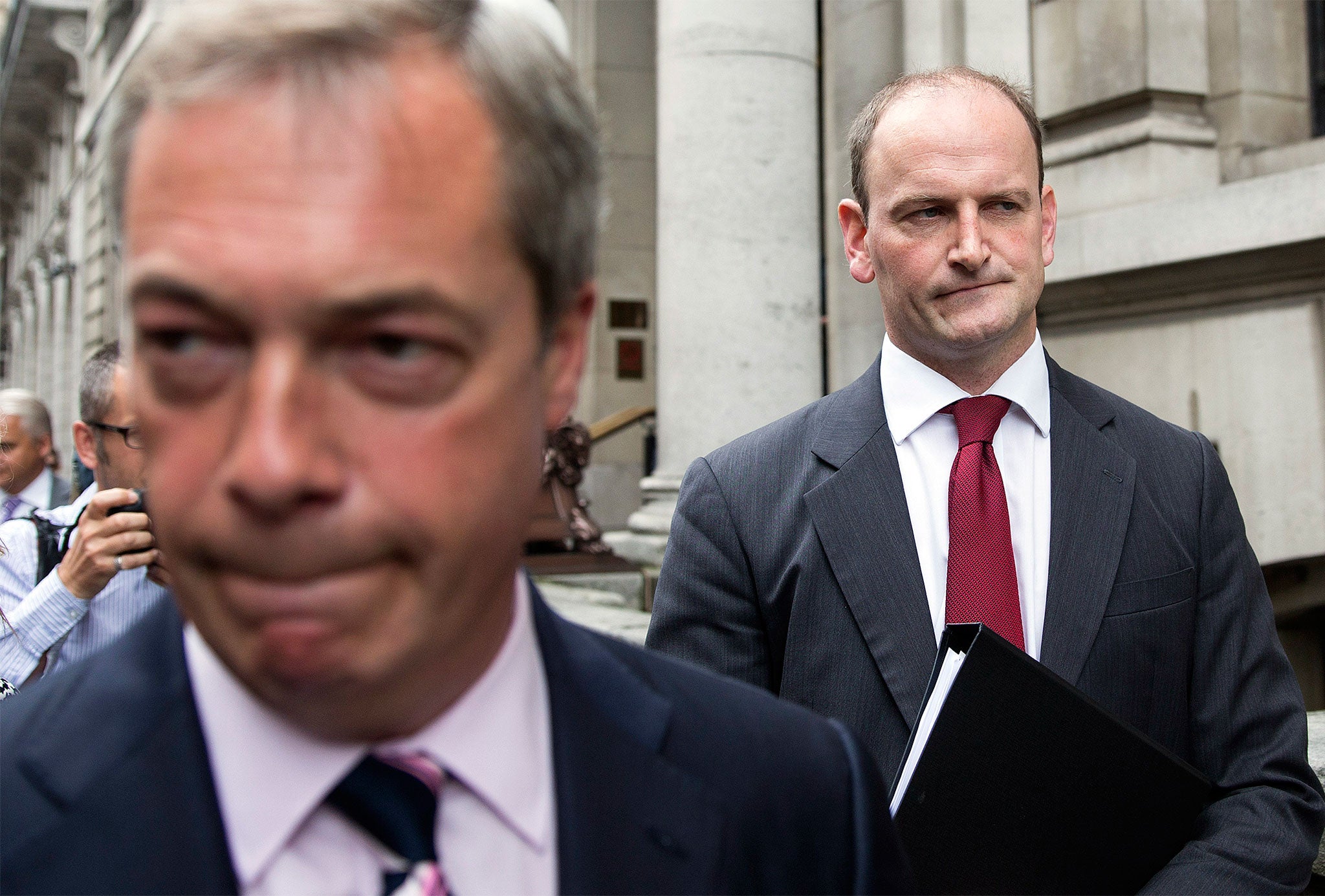 Douglas Carswell has previously claimed Farage's comments on immigrants with HIV were 'ill-advised'
