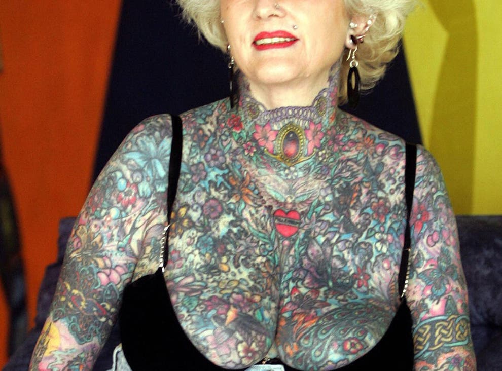 Isobel Varley Worlds Most Tattooed Female Senior Citizen Dies Aged 77