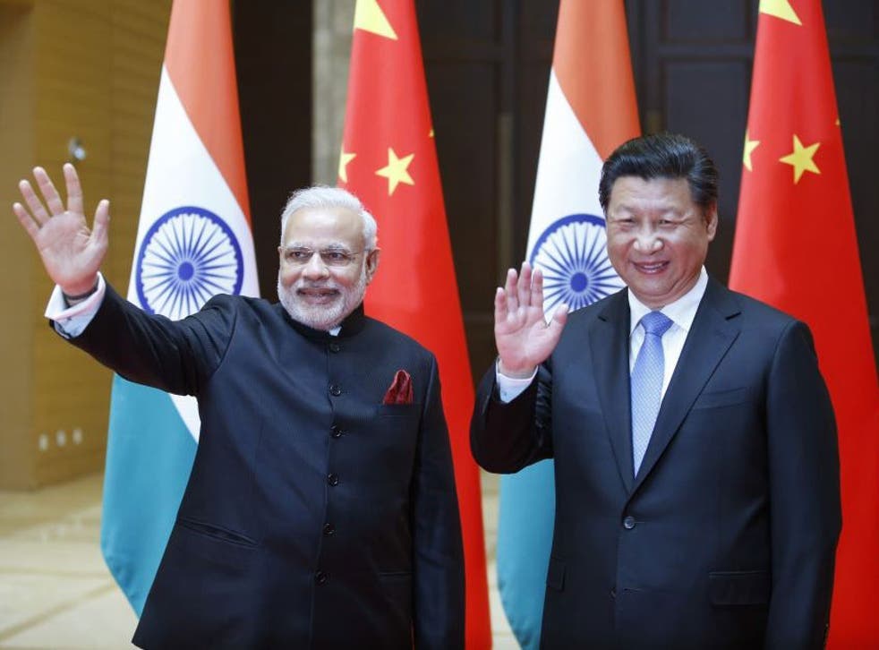 The Indian Prime Minister was welcomed with full ceremony by China
