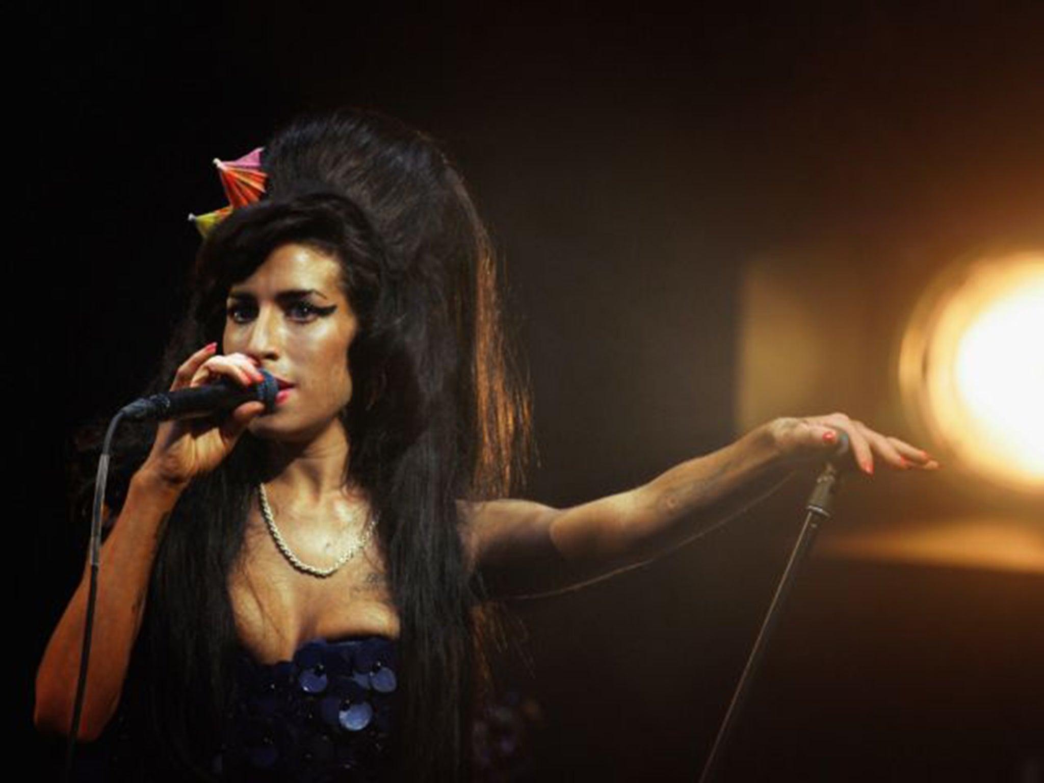 Winehouse won the Best British Female Brit award in 2007 on the back of her hit Back To Black album