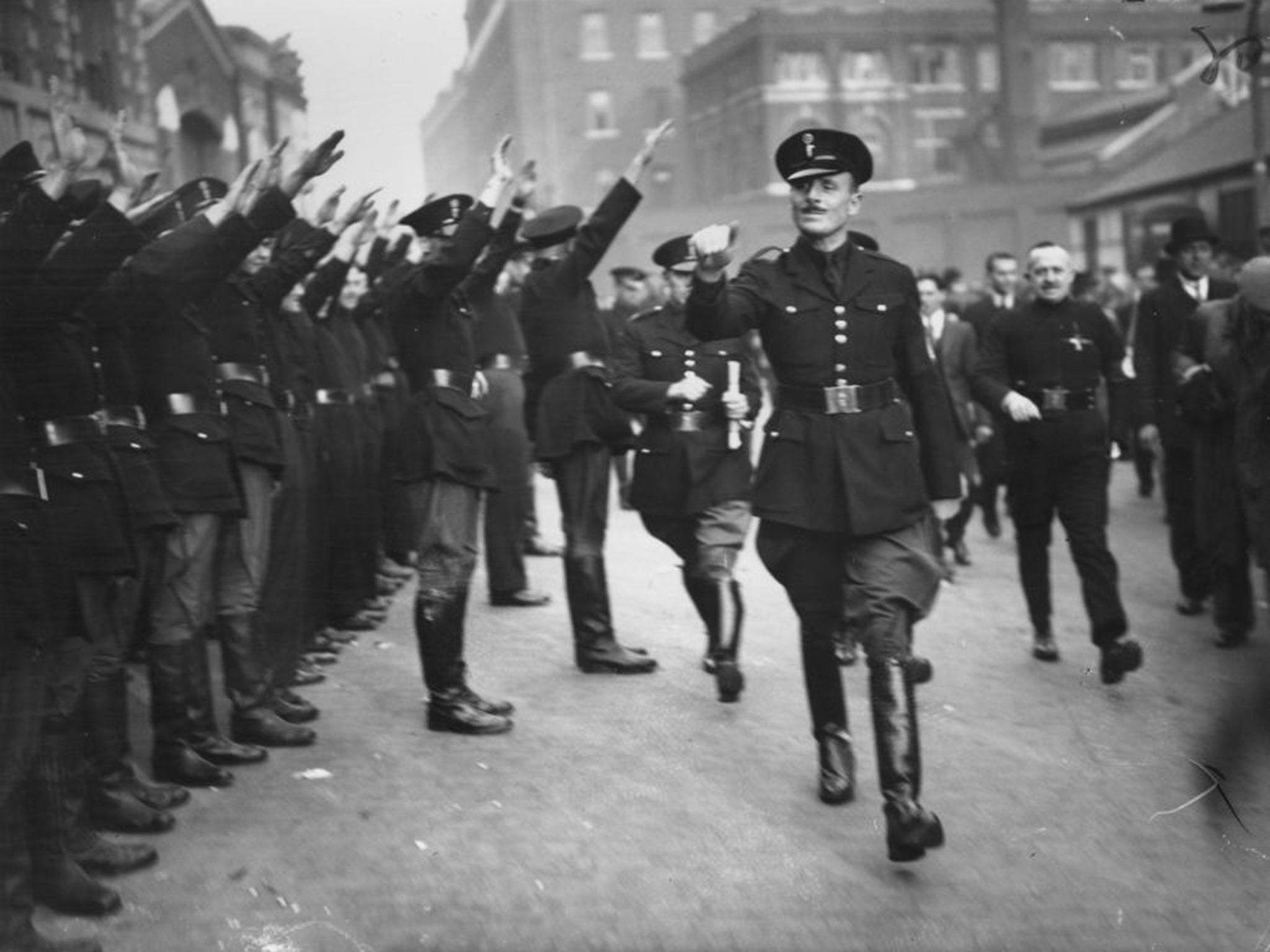 Oswald Mosley, in 1936