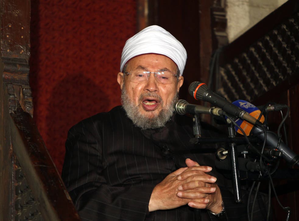 Qaradawi addresses supporters
