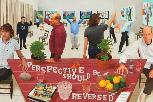 David Hockney: "Perspective Should Be Reversed" 2014