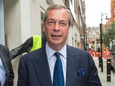 Nigel Farage: Ukip being banned is prejudiced