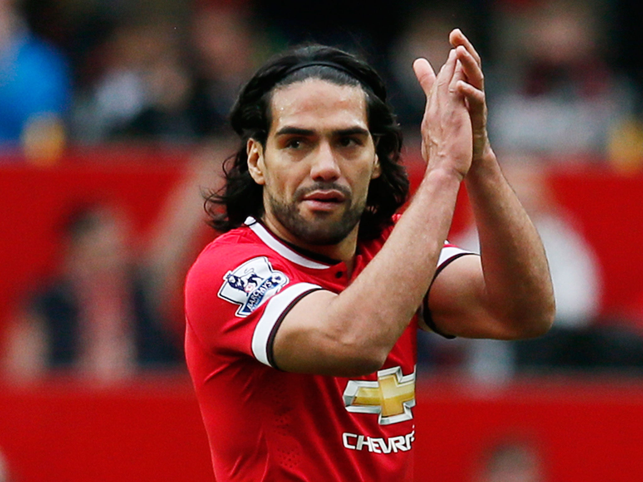 Radamel Falcao was again off the pace in what was likely to be his last home match for Manchester United