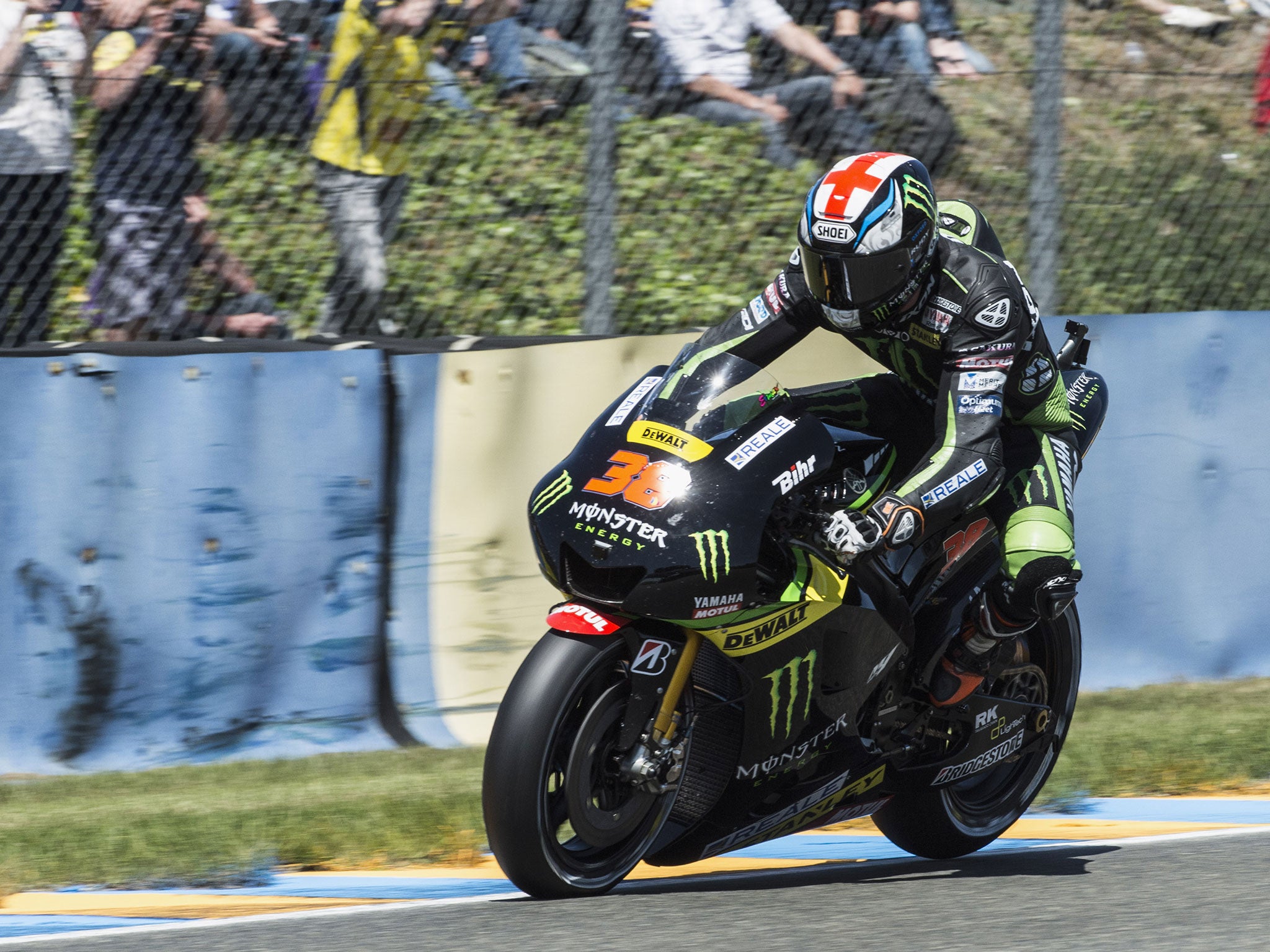 Bradley Smith was the leading British rider coming home in sixth