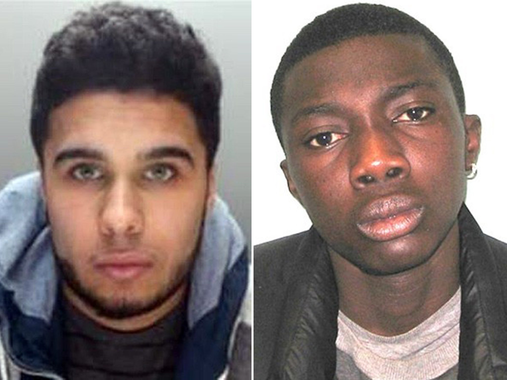 Sanjay Kayia (left) and David Appiah were also sentenced for their involvement in the kidnapping of the schoolgirl.