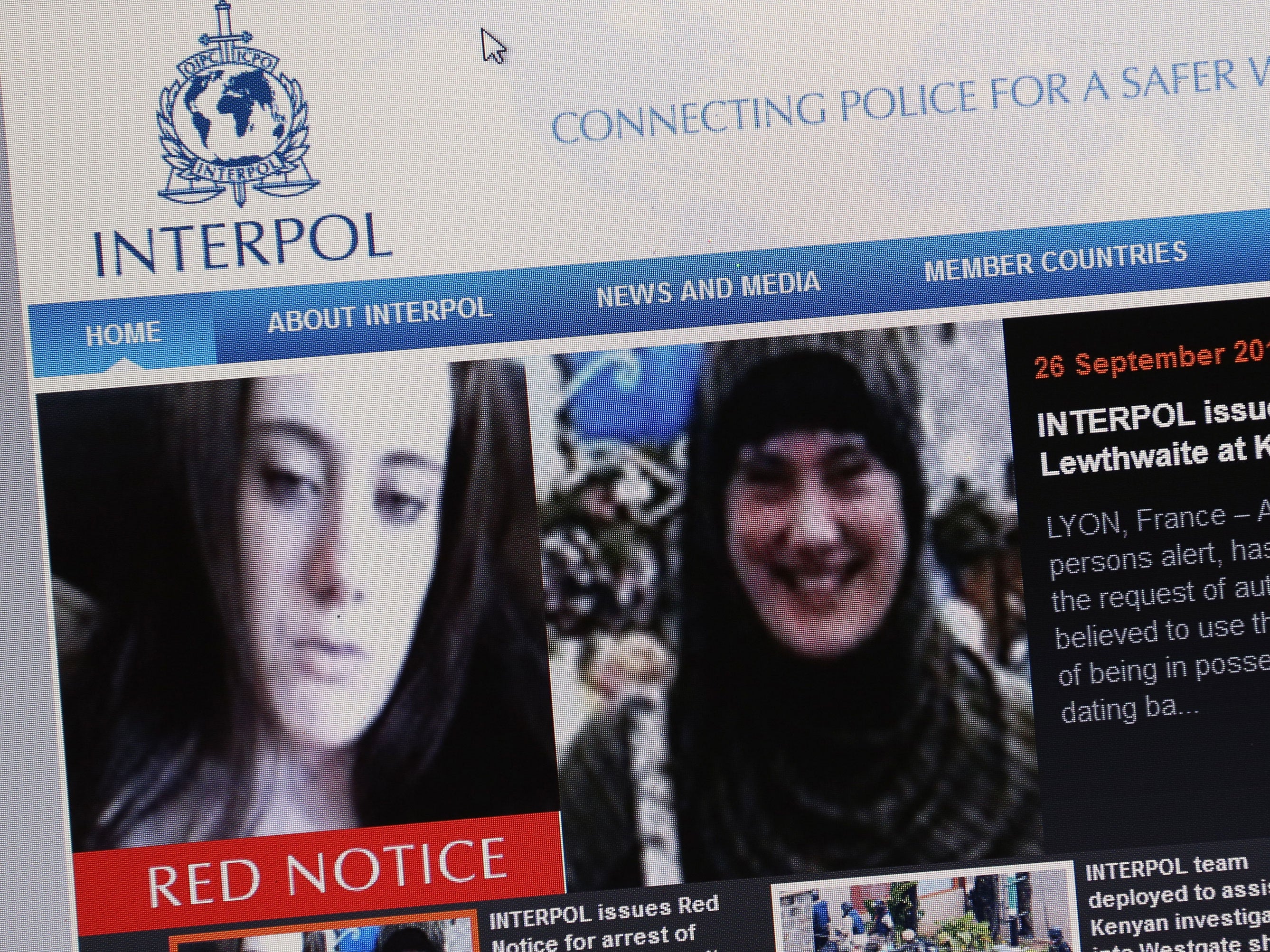 Interpol issued a red notice for Samantha Lewthwaite in 2013 at Kenya’s request