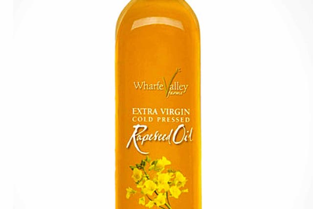 Oil's well: Rapeseed oil is lighter than olive