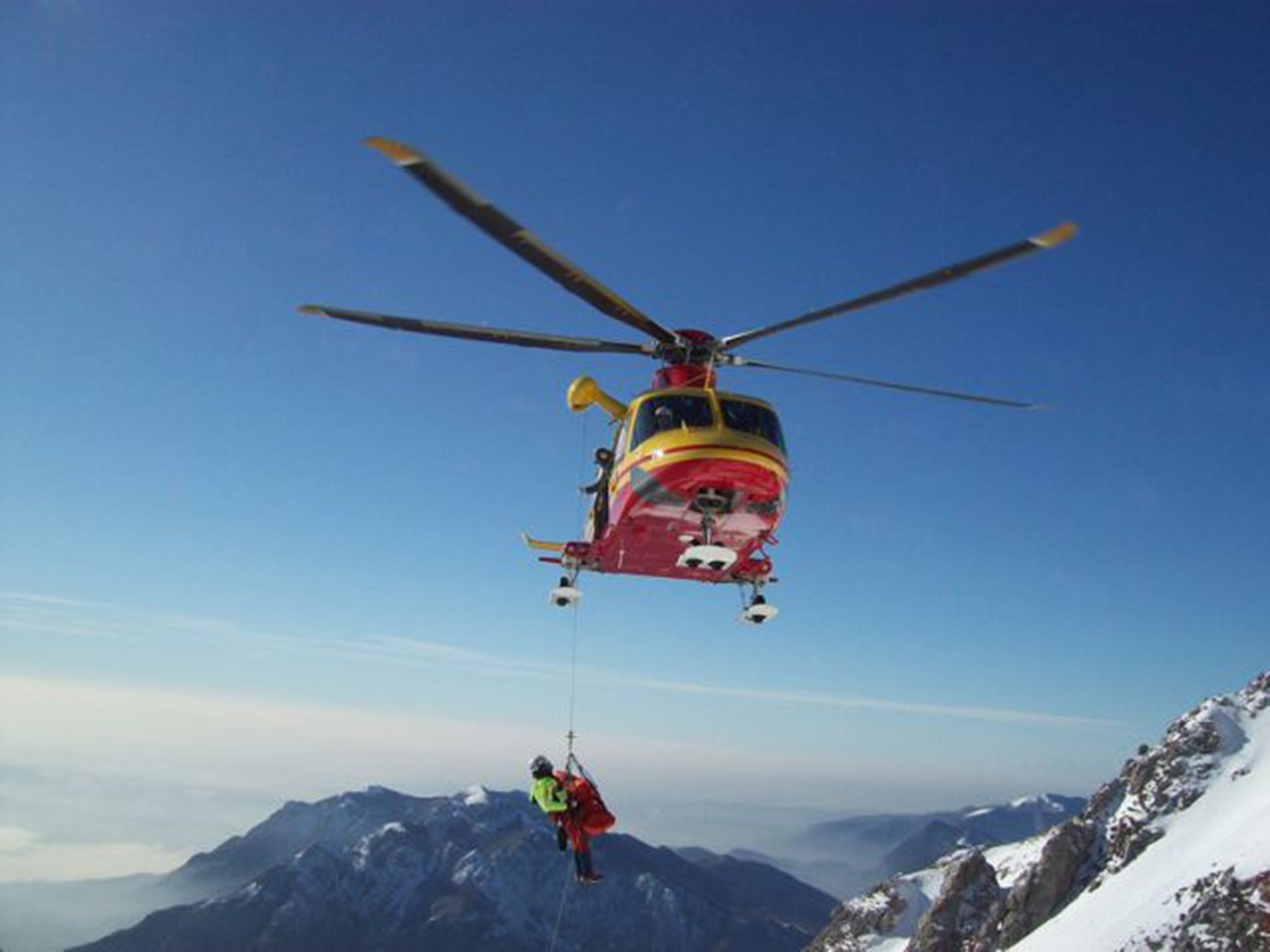Flying high: Avincis, which supplies search-and-rescue helicopters, was bought by Babcock last year